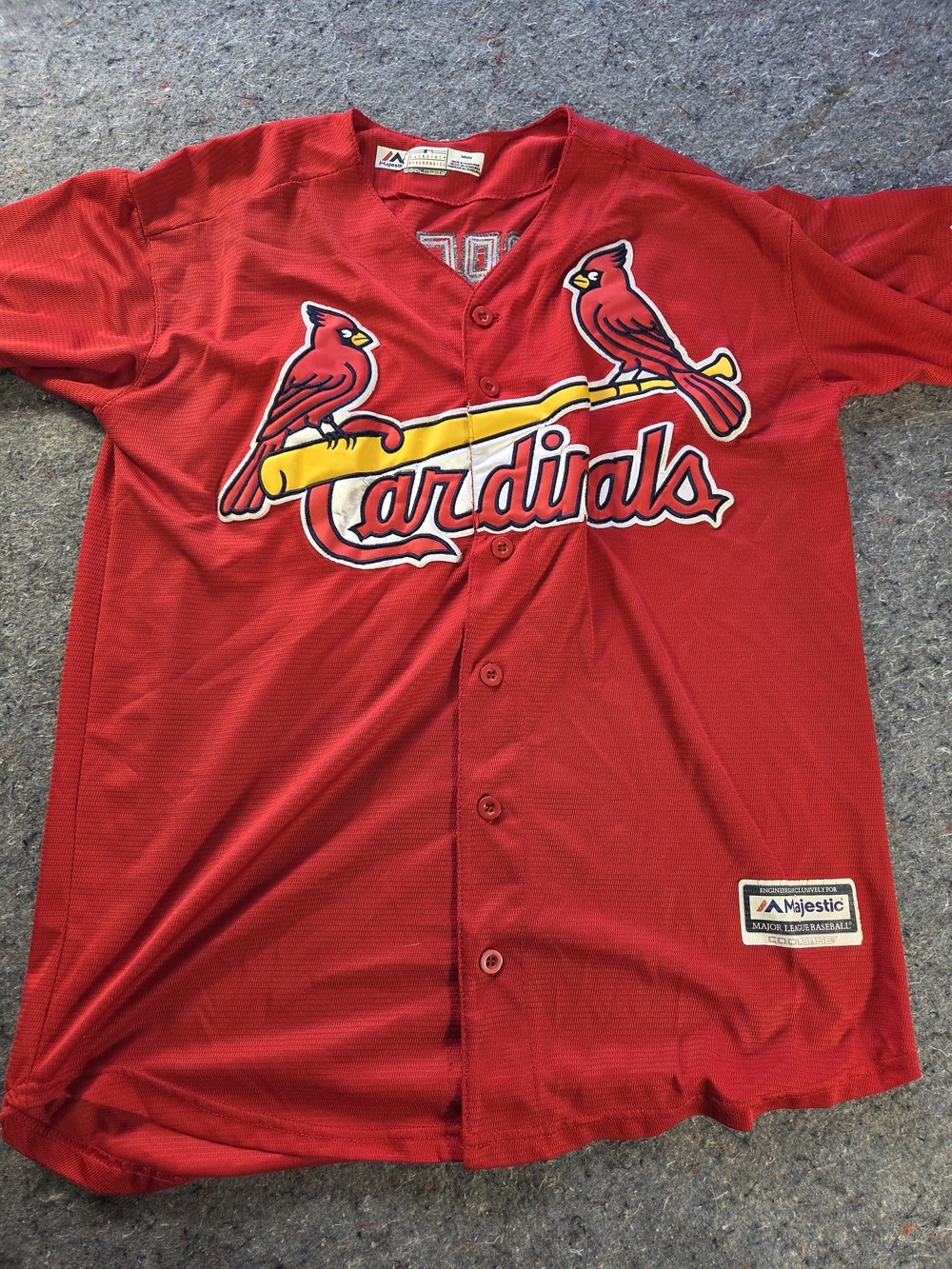 St Louis Cardinals Matt Carpenter #13 Majestic Cool Base Jersey Men’s M Red MLB